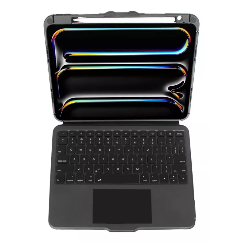 Keyboard case TARGUS Versavu THZ988NO — Bluetooth 5.0 wireless, backlit keyboard, protective folio for tablet