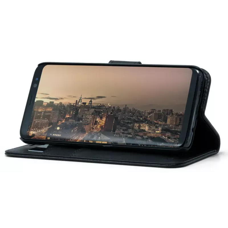 Wallet case Screenor SMART Samsung Galaxy S25 Edge 17 cm Black