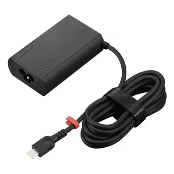 AC adapter Lenovo 65W Slim GaN USB-C charger for laptops and devices, model 4X21R04793