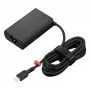AC adapter Lenovo 65W Slim GaN USB-C charger for laptops and devices, model 4X21R04793