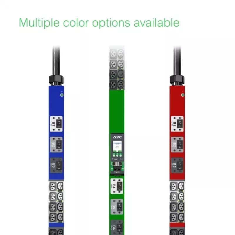APC NetShelter Rack PDU Advanced, Metered, 3Phase, 11kW 400V 16A or 11.5kW 415V 20A, 42 Outlets, IEC309