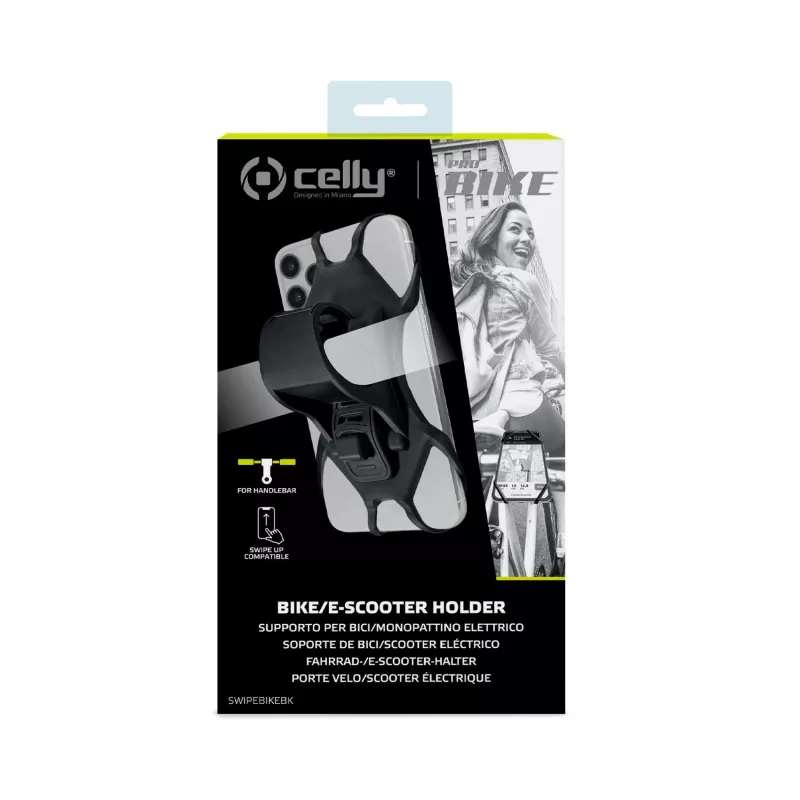 Celly Swipe Bike Passive holder Mobile phone/Smartphone Black