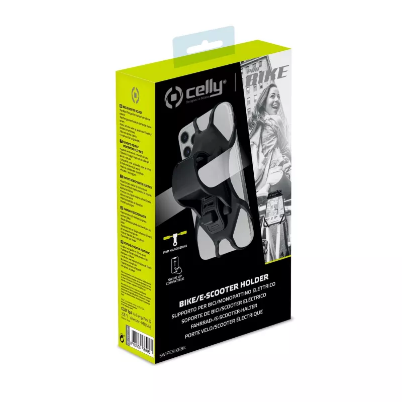 Celly Swipe Bike Passive holder Mobile phone/Smartphone Black