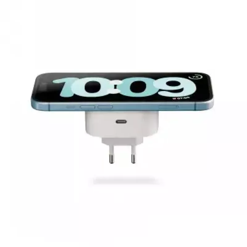 Wireless charging adapter Zens ZESC18W/00 White, 18W fast charging, Qi receiver pad