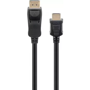 Goobay DisplayPort to HDMI Adapter Cable 5 m Connector 1 DisplayPort Connector 2 HDMI Type A