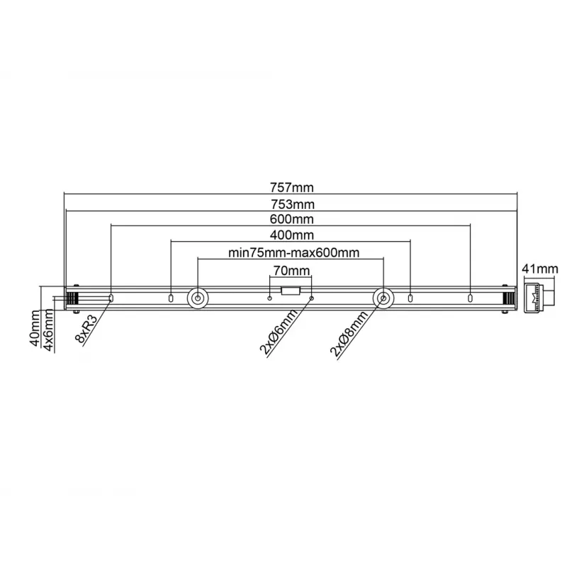 Multibrackets M Universal Wallmount Black Medium