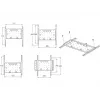 Mounting bracket Multibrackets M VESA Super Slim Tilt & Turn