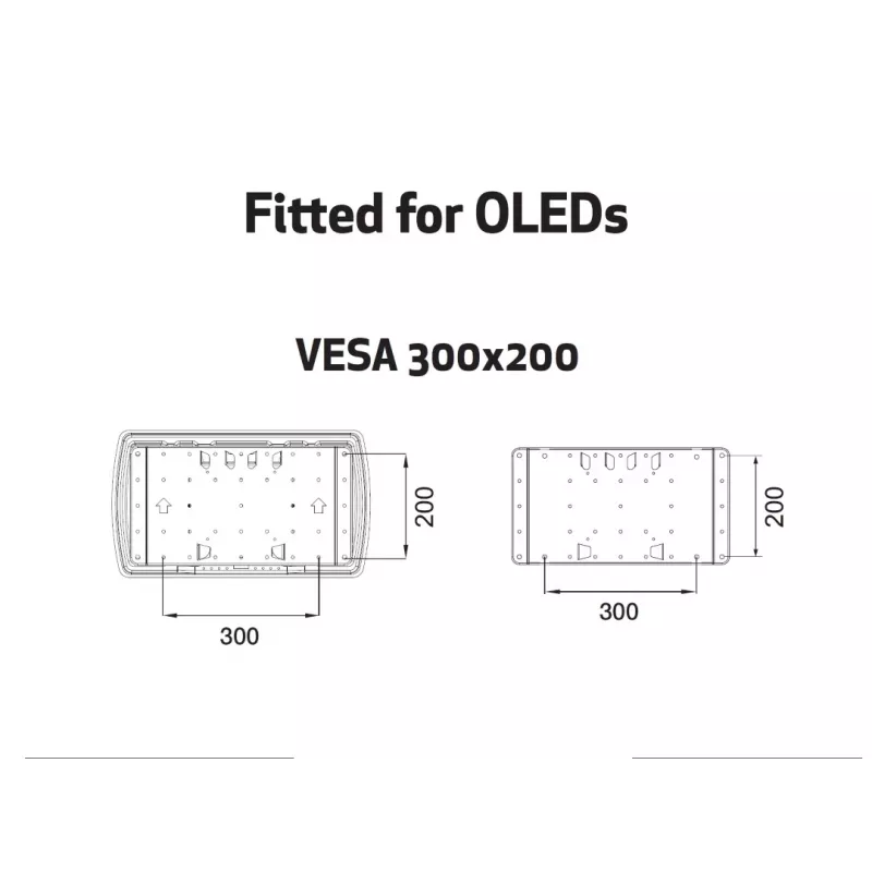 Mounting bracket Multibrackets M VESA Super Slim Tilt & Turn