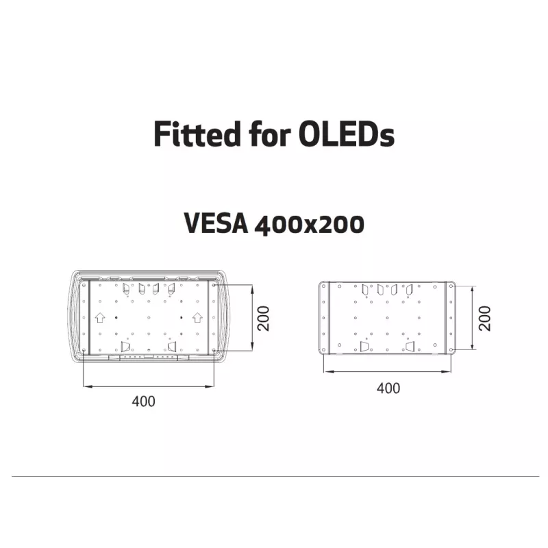 Mounting bracket Multibrackets M VESA Super Slim Tilt & Turn