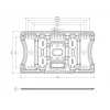 Multibrackets M VESA Super Slim Tilt & Turn HD, 52 kg, 101.6 cm (40 inch), 2.16 m (85 inch), 100 x 100 mm, 400 x 400 mm, 0 - 7°