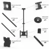 Multibrackets M Public Ceilingmount Medium Single 3000, 30 kg, 81.3 cm (32 inch), 139.7 cm (55 inch), 200 x 100 mm, 400 x 400 mm, 860 - 3130 mm