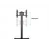 Display Stand Multibrackets M 180 Single Black with Floorbase