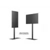 Display Stand Multibrackets M 180 Single Black with Floorbase