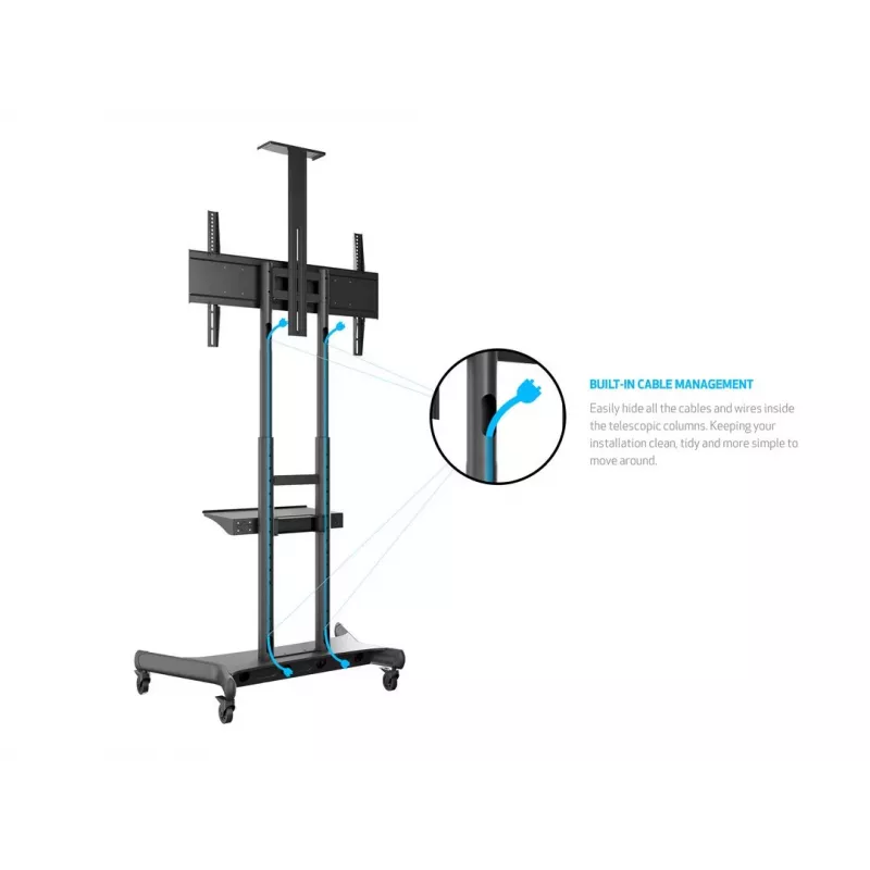 Multibrackets M Public Floorstand Basic 180 incl shelf & camera holder