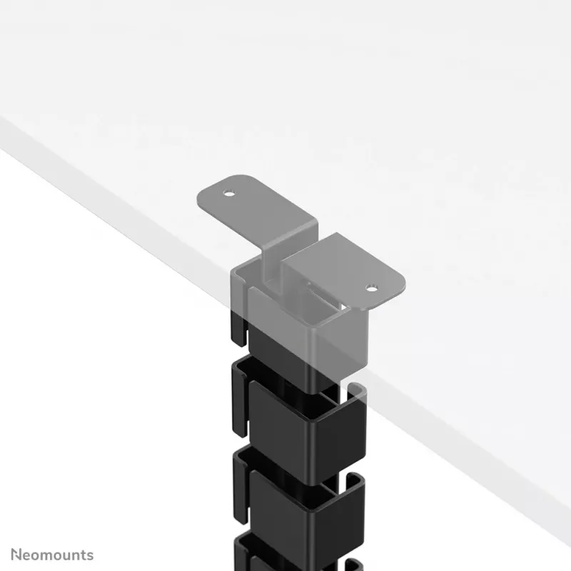 Cable spine organizer Neomounts ADS06-130BL screw-mounted, black, 130 mm segments