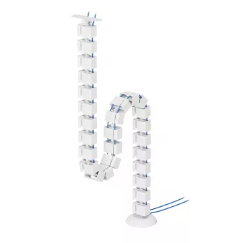 Cable spine organizer Neomounts ADS06-130WH screw-mounted, white, 130 mm