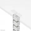 Cable spine organizer Neomounts ADS06-130WH screw-mounted, white, 130 mm