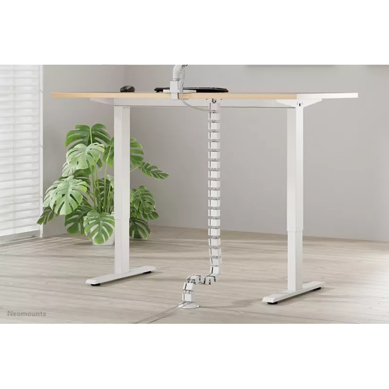 Cable spine organizer Neomounts ADS06-130WH screw-mounted, white, 130 mm