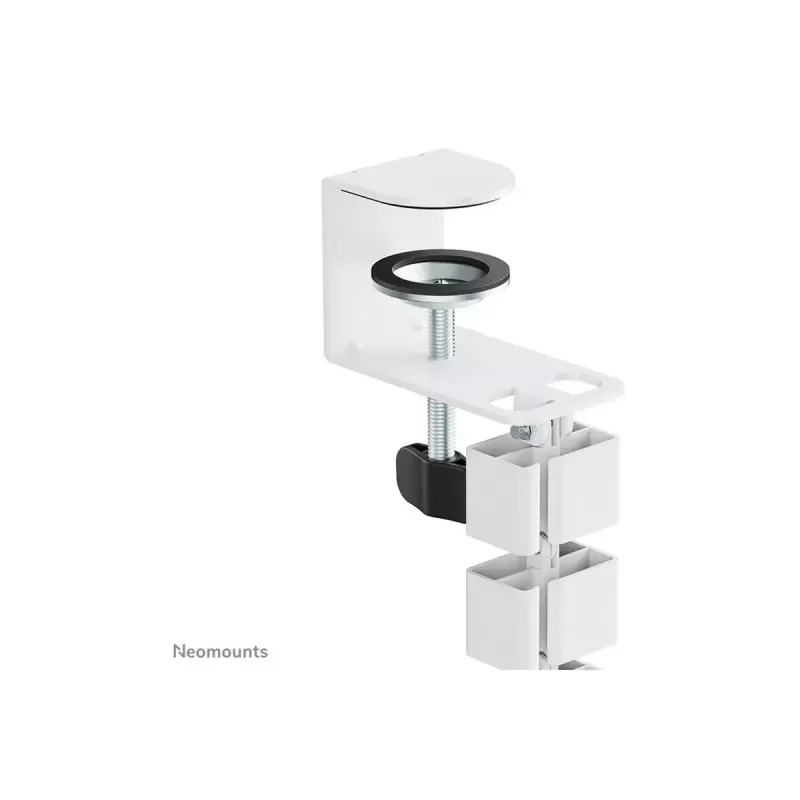Cable spine clamp-on design Neomounts ADS06-131WH, universal white cable organizer