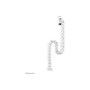 Cable spine clamp-on design Neomounts ADS06-131WH, universal white cable organizer