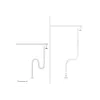 Cable spine clamp-on design Neomounts ADS06-131WH, universal white cable organizer