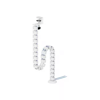 Cable spine clamp-on design Neomounts ADS06-131WH, universal white cable organizer