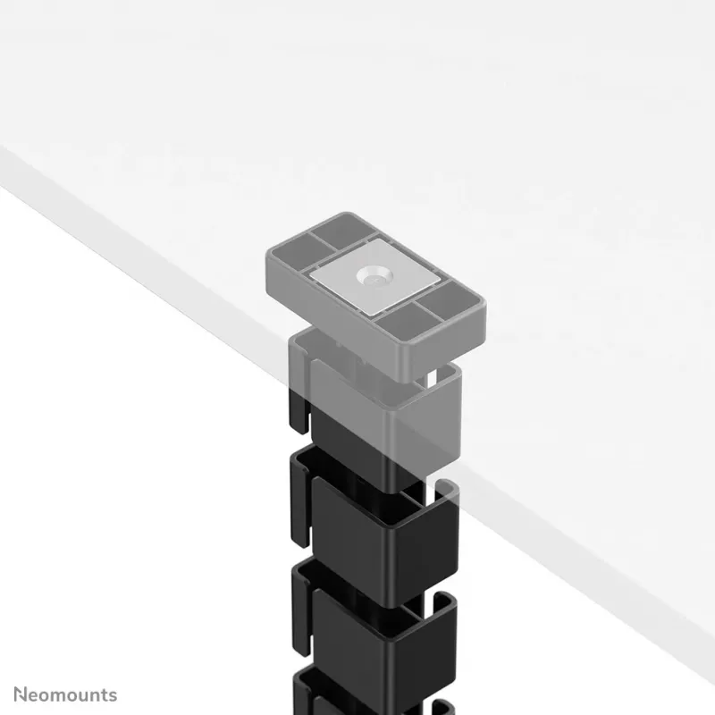 Cable spine organizer Neomounts ADS06-132BL magnet-mounted, black, flexible segmented cable management