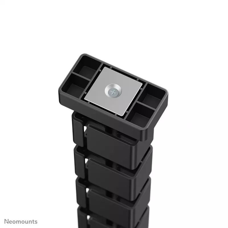 Cable spine organizer Neomounts ADS06-132BL magnet-mounted, black, flexible segmented cable management