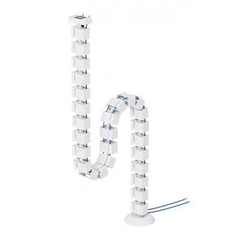 Cable spine organizer Neomounts ADS06-132WH magnet-mounted white modular cable management spine