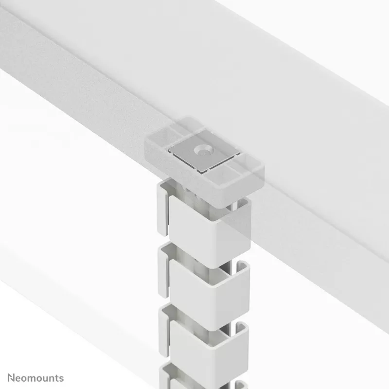 Cable spine organizer Neomounts ADS06-132WH magnet-mounted white modular cable management spine