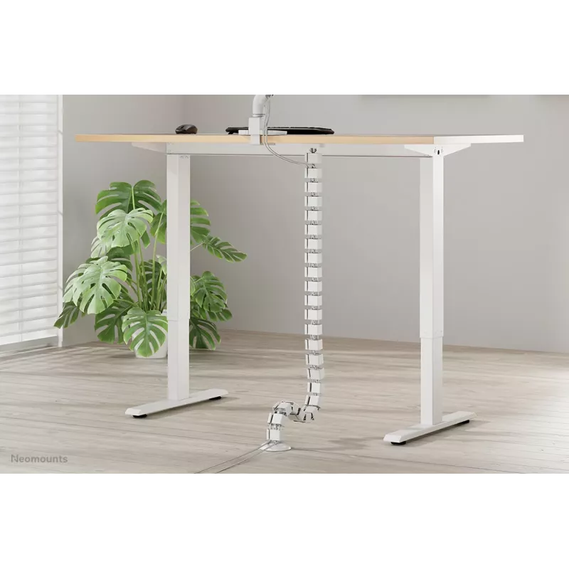 Cable spine organizer Neomounts ADS06-132WH magnet-mounted white modular cable management spine