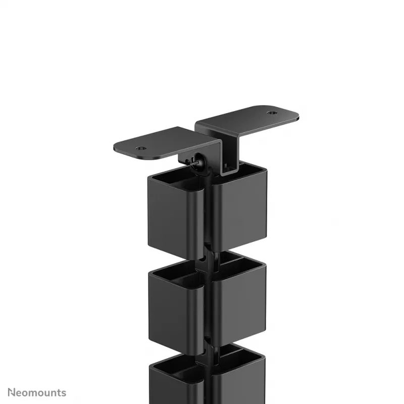 Cable spine organizer Neomounts ADS06-133BL — screw-mounted magnetic channel, black
