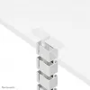 Cable cover Neomounts ADS06-133WH magnetic white, screw-mounted for sit/stand desk frames