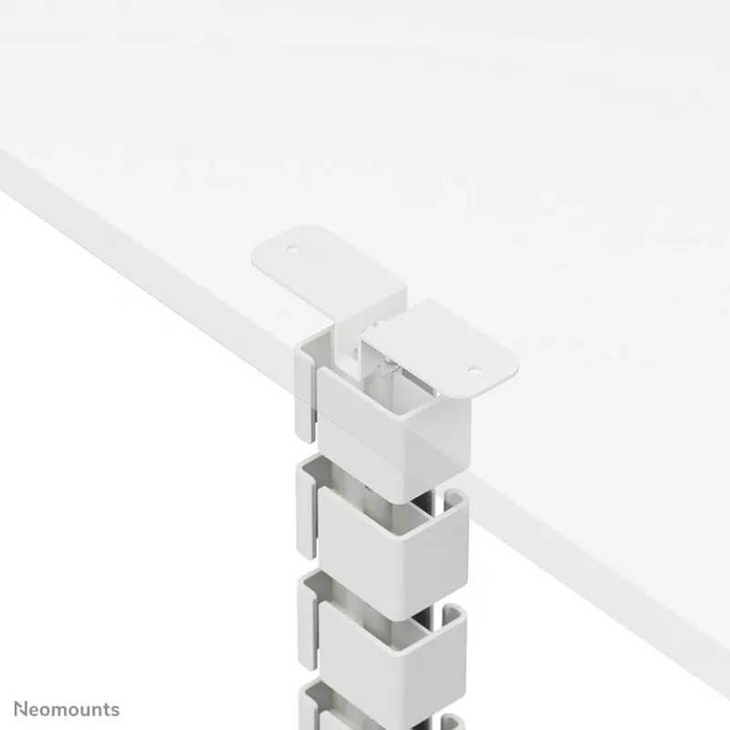 Cable cover Neomounts ADS06-133WH magnetic white, screw-mounted for sit/stand desk frames
