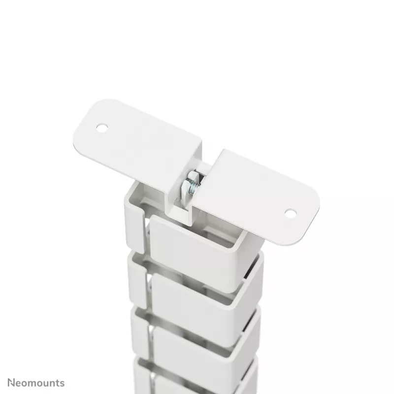 Cable cover Neomounts ADS06-133WH magnetic white, screw-mounted for sit/stand desk frames