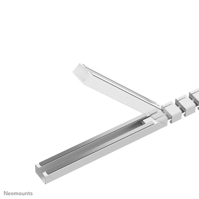 Cable cover Neomounts ADS06-133WH magnetic white, screw-mounted for sit/stand desk frames