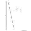 Cable wrap Neomounts ADS06-141WH, cable management sleeve Ø20 mm, white