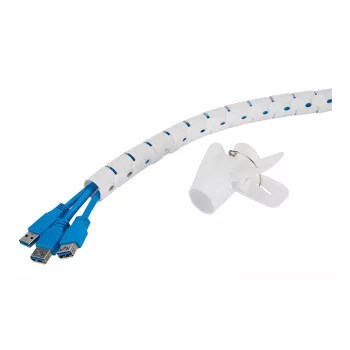 Cable wrap Neomounts ADS06-142WH Ø25 mm White for cable management