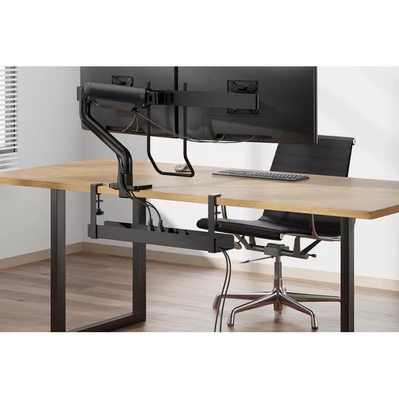 Cable tray Neomounts ADS07-121BL clamp-on design universal black