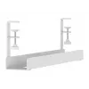 Cable tray Neomounts ADS07-121WH clamp-on design, universal mounting, white