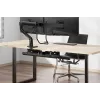 Cable tray Neomounts ADS07-122BL screw-mounted universal black, wall/rack mounting