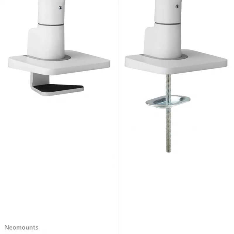 Neomounts DS70S-950WH1 Monitor arm 17-49 inch - gas spring - Topfix - 180°-stop