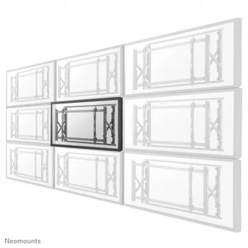 Video wall mount Neomounts LED-VW1750BLACK — single-screen, supports 32 inch–55 inch, max 35 kg, VESA 200x200–600x400, black