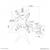 Neomounts WL70-550BL14 Monitor/TV mount wall 40-55 inch - gas spring - full motion