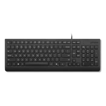Lenovo 4Y41R64672 Keyboard Home/Office USB US English Black Full-size Wired 105 Keys