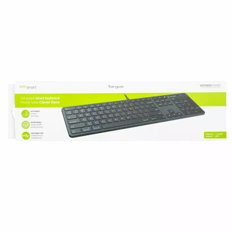 Targus AKB874NO Keyboard Universal USB QWERTY Nordic Black Full-size 104 Keys