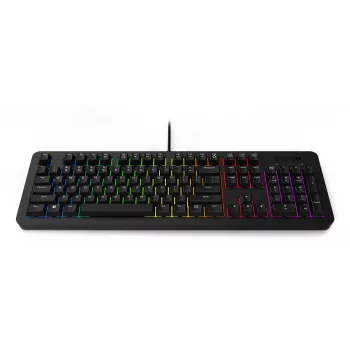 Wired Gaming Keyboard Lenovo K310 — Full-size 100%, USB, US English, RGB Backlight, Black, 1.8 m Cable
