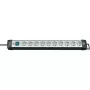 Power Extension Brennenstuhl 1951500100 3m 10 AC Outlets Black Grey