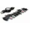 USB adapter kit DeLOCK 18612 Black 10 parts