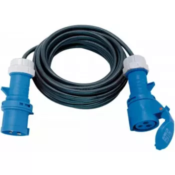 Power Extension Brennenstuhl 1167650110 10m 1 AC Outlet Outdoor Black Blue